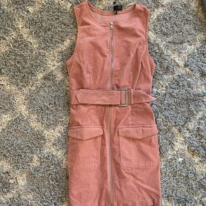 Pink military style forever 21 dress